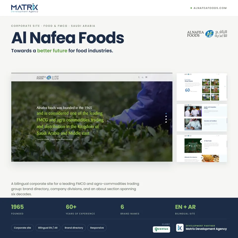 Al Nafea Foods corporate website