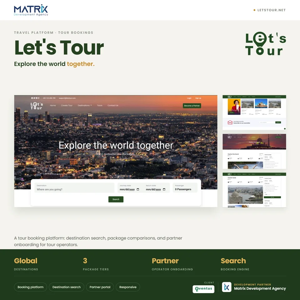 Let's Tour travel platform